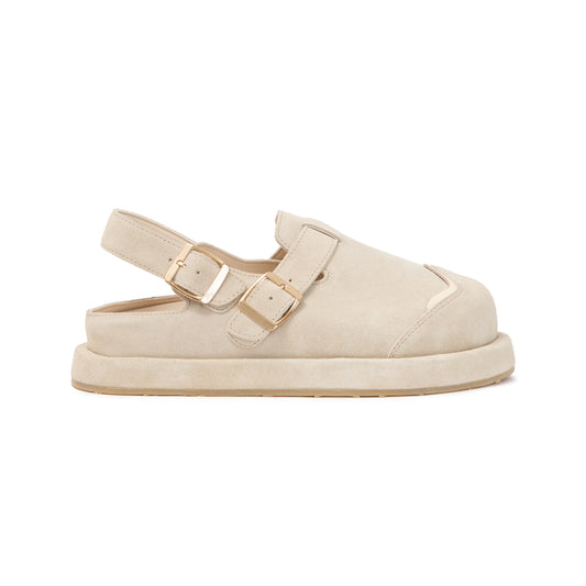 the-wolf-tan-suede-low-clog-sandals thewolf 168一分钟极速赛车体彩官网官方 ASTOUD