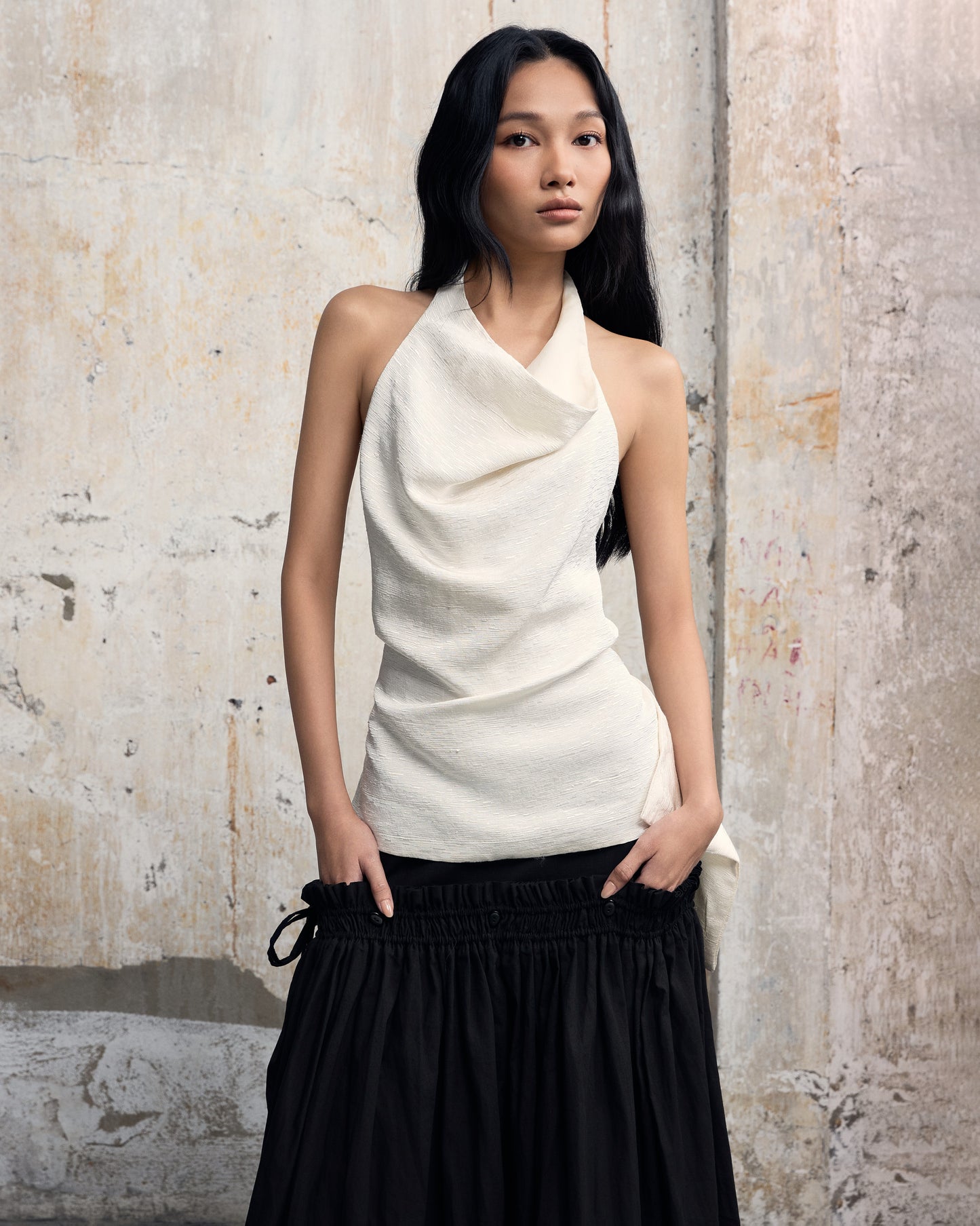 Chân Váy Kép Đen