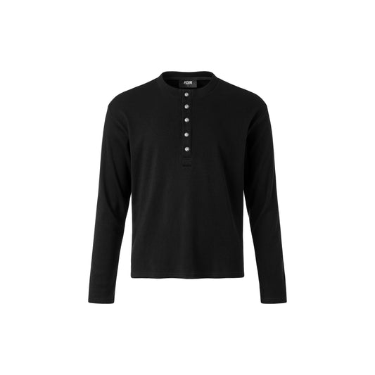 Black Button Long Sleeves aesir astoud