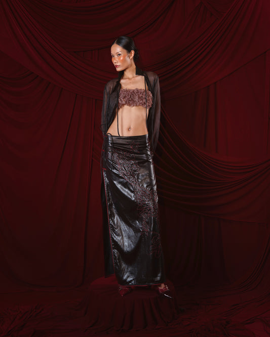 lao-xao-hand-embroidery-straight-skirt an heritage astoud