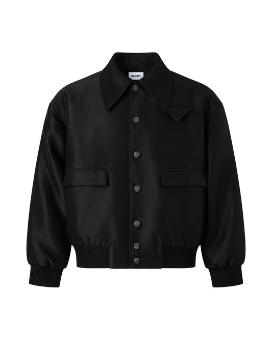 Black Midnight Bomber Jacket