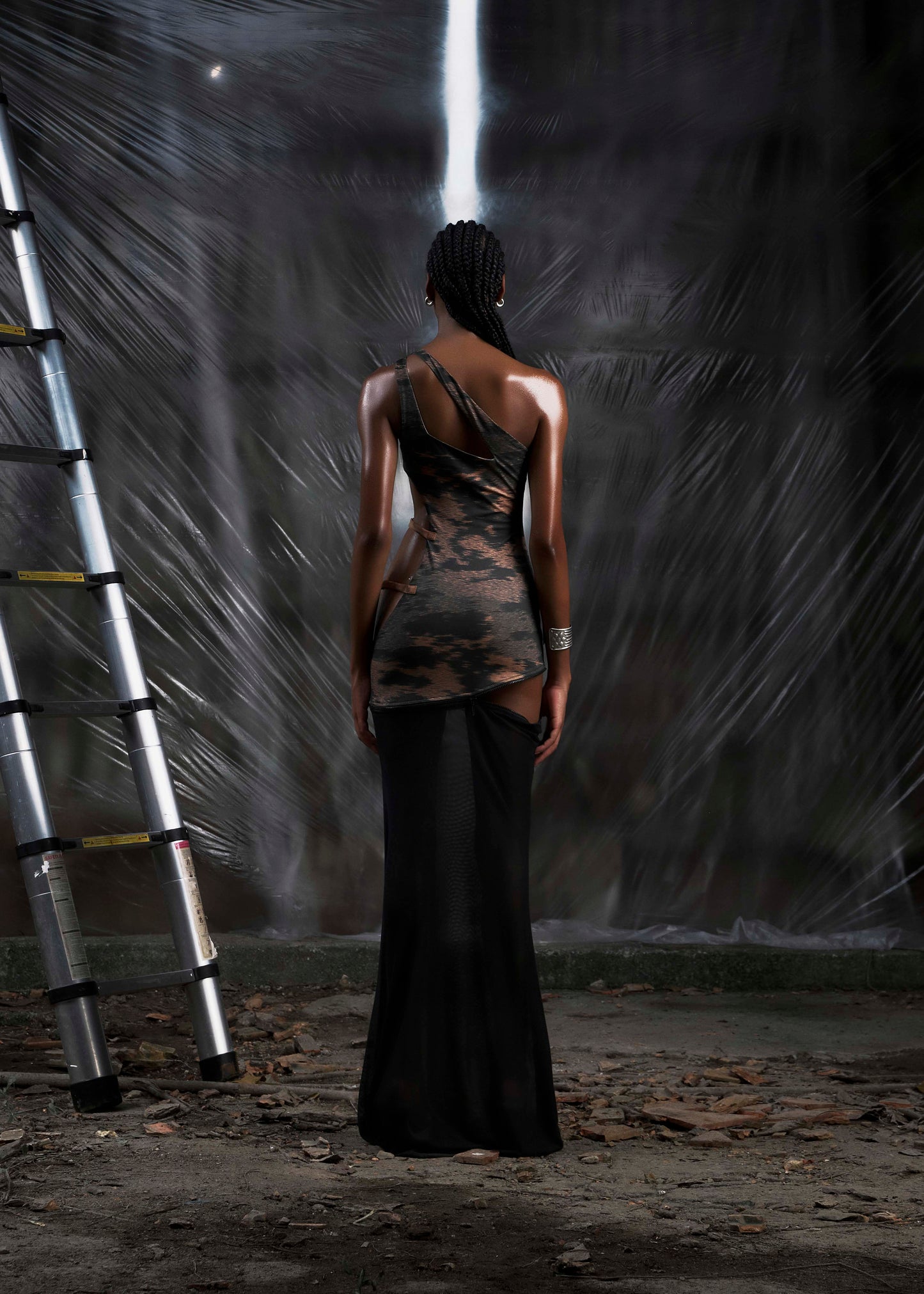 NONE Cut Out maxi Dress Tatichu Astoud