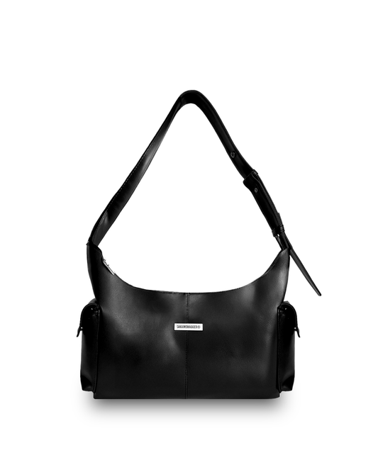 Black SGS Lune Crescent Bag
